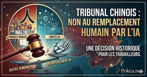 Tribunal chinois : NON au remplacement humain par l'IA